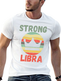 Strong Libra Zodiac Sign T-Shirt