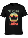Strong Libra Zodiac Sign T-Shirt