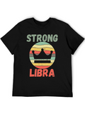 Strong Libra Zodiac Sign T-Shirt