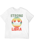 Strong Libra Zodiac Sign T-Shirt