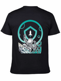 Astronaut Surfing T-Shirt - Space Adventure Tee