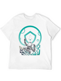 Astronaut Surfing T-Shirt - Space Adventure Tee