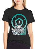 Astronaut Surfing T-Shirt - Space Adventure Tee
