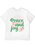 Peace and Joy Christmas T-Shirt