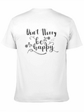 Dont Worry Be Happy Black T-Shirt