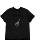 Giraffe Graphic Tee - Funny Novelty Shirt