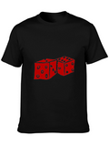 Dice Graphic Black T-Shirt