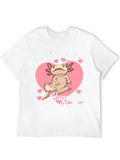 Axolotl Hugging T-Shirt - Id Rather Be