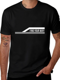 Find Your Way Graphic T-Shirt - Black