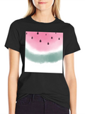 Watermelon Graphic Tee - Casual Summer Style