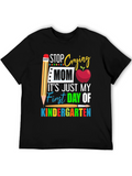 First Day of Kindergarten Mom T-Shirt