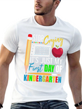 First Day of Kindergarten Mom T-Shirt