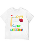 First Day of Kindergarten Mom T-Shirt