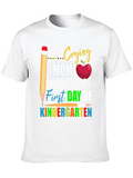 First Day of Kindergarten Mom T-Shirt