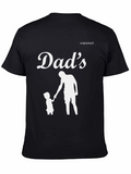 Dads Silhouette T-Shirt - Black Graphic Tee