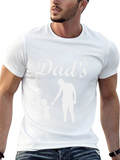 Dads Silhouette T-Shirt - Black Graphic Tee