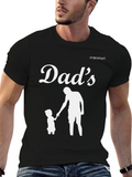 Dads Silhouette T-Shirt - Black Graphic Tee
