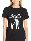 Dads Silhouette T-Shirt - Black Graphic Tee
