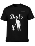 Dads Silhouette T-Shirt - Black Graphic Tee