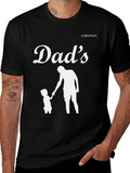 Dads Silhouette T-Shirt - Black Graphic Tee