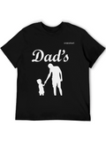 Dads Silhouette T-Shirt - Black Graphic Tee