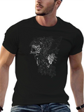 Black Graphic Print T-Shirt