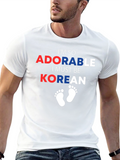 Adorable Korean Baby Footprints T-Shirt