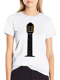 Guitar Neck Graphic Tee - Musician Style Shirt
