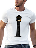 Guitar Neck Graphic Tee - Musician Style Shirt