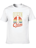Queen of Chess Graphic Tee - Retro Style