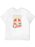 Queen of Chess Graphic Tee - Retro Style