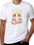 Queen of Chess Graphic Tee - Retro Style