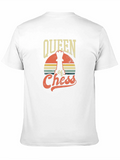 Queen of Chess Graphic Tee - Retro Style