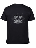 Funny German Calorie T-Shirt - Black