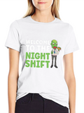 Welcome To The Night Shift Zombie T-Shirt