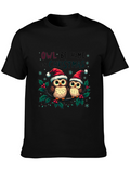 Owl Be Home Christmas T-Shirt Festive Holiday Tee
