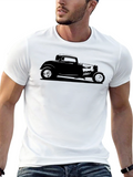 Classic Car Graphic T-Shirt - Black