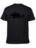 Classic Car Graphic T-Shirt - Black