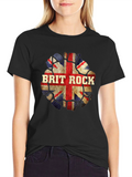 Brit Rock Union Jack Graphic T-Shirt