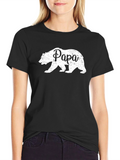 Papa Bear Graphic Tee - Fathers Day Gift