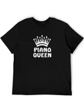 Piano Queen T-Shirt - Music Lover Tee