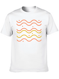 Retro Wave Graphic Black T-Shirt