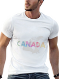 Canada Map T-Shirt - Black Graphic Tee