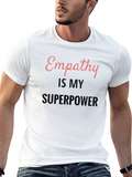 Empathy is My Superpower Black T-Shirt