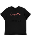 Empathy is My Superpower Black T-Shirt