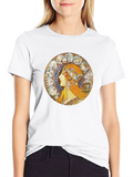 Zodiac Woman Graphic Tee - Astrology T-Shirt