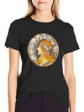 Zodiac Woman Graphic Tee - Astrology T-Shirt