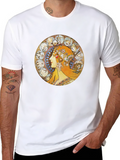 Zodiac Woman Graphic Tee - Astrology T-Shirt
