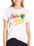 Cinco De Mayo Cactus T-Shirt - Black