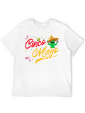 Cinco De Mayo Cactus T-Shirt - Black